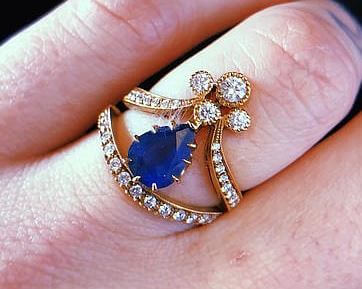 Samara Weaving Engagement Ring